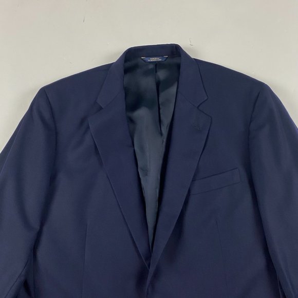 Brooks Brothers Blazer Sport Coat Mens 44 XLNG Blue Custom Tailored Wool X Long - Picture 2 of 14